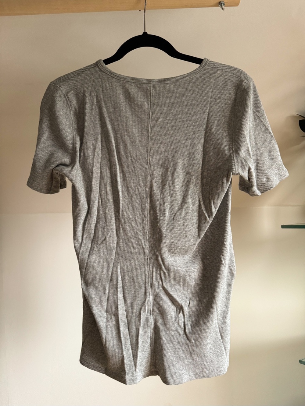 Everlane Micro Ribbed Crew Tee - Picture 2 of 3